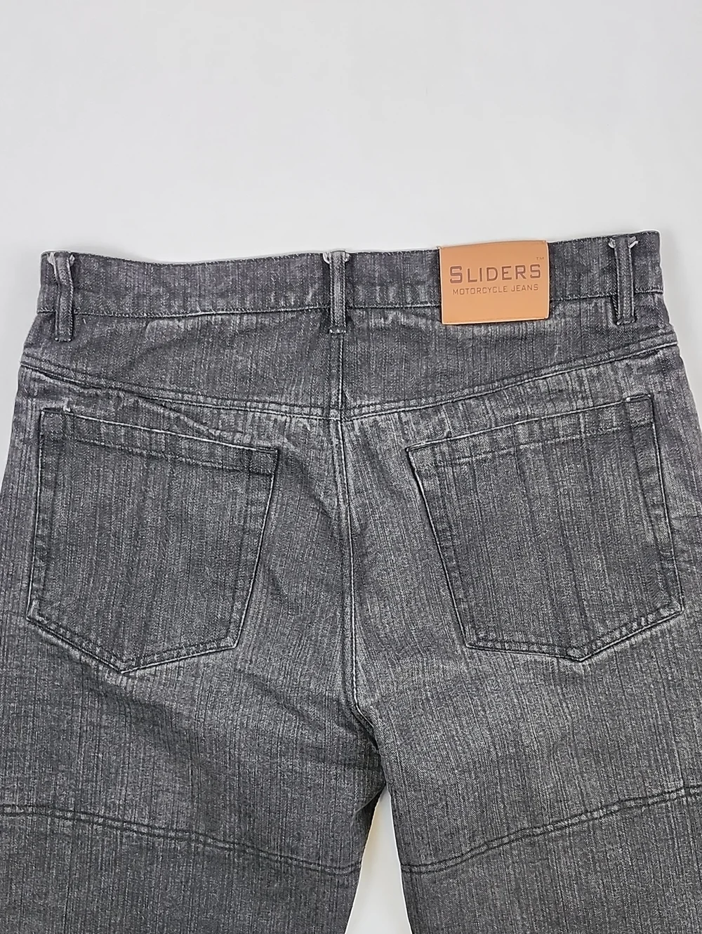 Sliders Men’s 38x36* Kevlar Lined Motorcycle Riding Jeans Black
